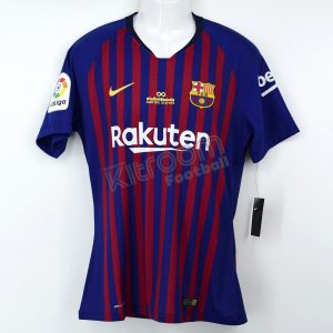 2018-19 Barcelona Player Issue Home Shirt #8 A. Iniesta Tribute Match Un Worn ** - Image 2