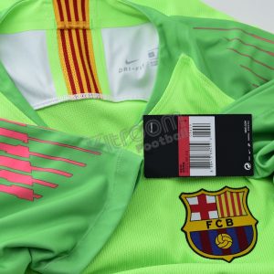 2018-19 Barcelona Player Issue Gk Shirt Light Green Nike *BNWT* L - Image 3