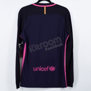 2016-17 Barcelona Player Issue Vapor Match UCL Away L/S Shirt Nike *BNWT* M - Image 2