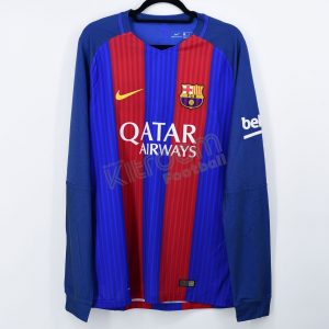 2016-17 Barcelona Player Issue Vapor Match Home L/S Shirt Nike *BNWT* XL