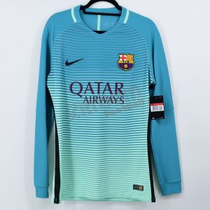 2016-17 Barcelona Player Issue Vapor Match UCL Third L/S Shirt Nike *BNWT* L - Image 1