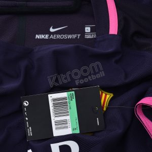 2016-17 Barcelona Player Issue Vapor Match UCL Away L/S Shirt Nike *BNWT* XL - Image 3