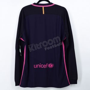 2016-17 Barcelona Player Issue Vapor Match UCL Away L/S Shirt Nike *BNWT* XL - Image 2