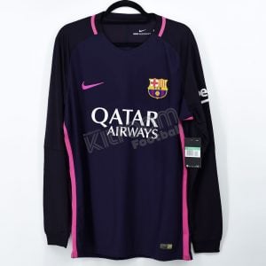2016-17 Barcelona Player Issue Vapor Match Away L/S Shirt Nike *BNWT* XL