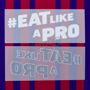 2017-18 Barcelona Eat Like A Pro Sponsor Player Issue Patch