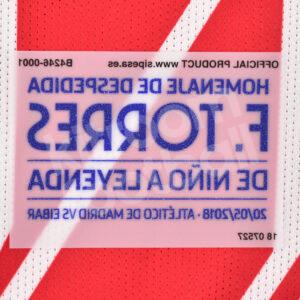 Original Player Issue 2017-18 Atletico Madrid Fernando Tribute Match Details MDT Sipesa - Image 3