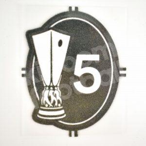 Original Player Issue UEFA Europa League BOH 5 Sevilla Patch Grey