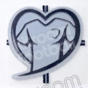 Original Player Issue 2014-19 UEFA EURO Heart Qualifiers Patch Sportind ID Version