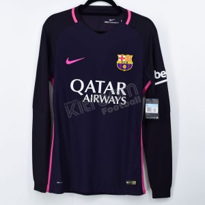 2016-17 Barcelona Player Issue Vapor Match Away L/S Shirt Nike *BNWT* M