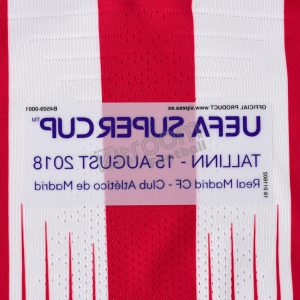 2018-19 Atletico Madrid Uefa Supercup 2018 vs Real Madrid Player Issue Match Details MDT Sipesa - Image 2