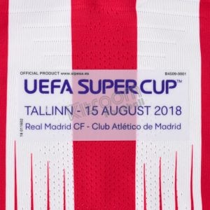 2018-19 Atletico Madrid Uefa Supercup 2018 vs Real Madrid Player Issue Match Details MDT Sipesa - Image 1
