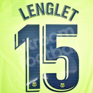2018-19 Barcelona Player Issue Away Name Set Avery