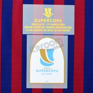 2018-19 Barcelona Supercopa 2018 vs Sevilla Set Player Issue Patch