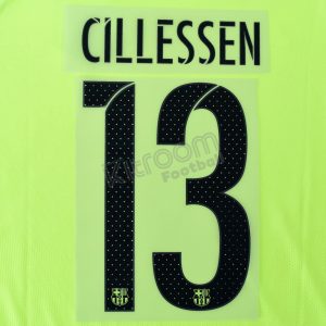 2016-17 Barcelona Goalkeeper Name Set Repro - #13 CILLESSEN