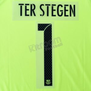 2016-17 Barcelona Goalkeeper Name Set Repro - #1 TER STEGEN