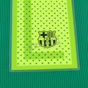 2017-18 Barcelona Player Issue Goalkeeper Name Set Light Green - Image 3