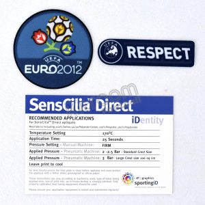 Uefa EURO 2012 Set Player Issue Patch Sporting ID - Image 3