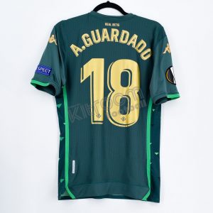 2018-19 Betis Player Issue Away Shirt A. Guardado #18 Kappa *BNWT* M Europa League