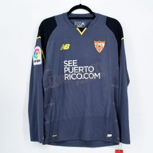 2016-17 Sevilla FC Player Issue Gk Grey Shirt L/S NB *BNWT* S