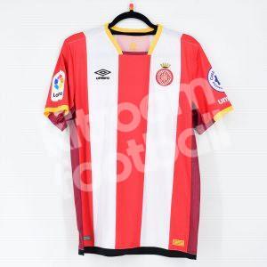 2017-18 Girona Home Shirt #9 PORTU Umbro *New* M - Image 2