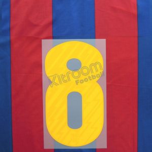 2010-11 Barcelona Player Issue Home Name Set Sipesa - #8 (Match Number)