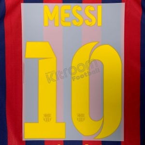 Original Player Issue 2012-14 Barcelona  Home Name Set #10 MESSI Sipesa