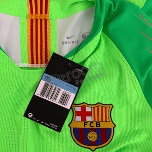 2018-19 Barcelona Player Issue Gk L/S Shirt Green Nike *BNWT* M - Image 3