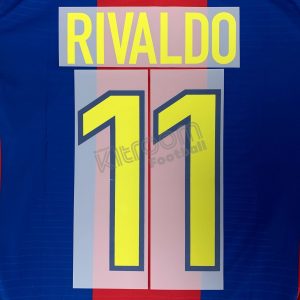 1998-99 Barcelona Home Name Set Repro #11 RIVALDO