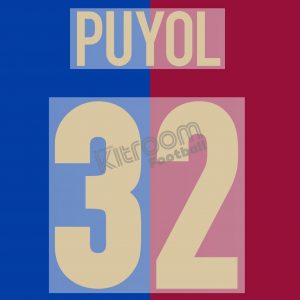 1999-00 Barcelona Centenary Name Set #32 PUYOL Repro
