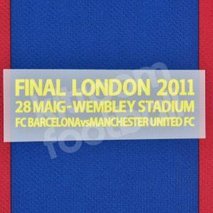 2010-11 Barcelona Champions League Final Wembley 2011 MDT Repro