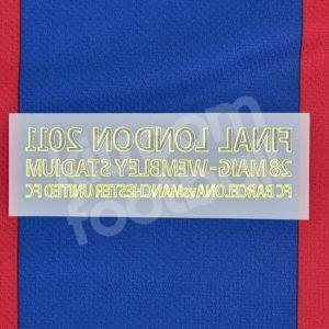 2010-11 Barcelona Champions League Final Wembley 2011 MDT Repro - Image 3