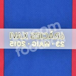 2014-15 Barcelona Gràcies XAVI Match Details MDT Patch Repro - Image 4