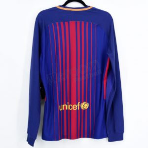 2017-18 Barcelona Player Issue Home UCL L/S Shirt Nike *BNWT* L - Image 2