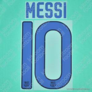Official Reissue 2011-12 Barcelona Third Name Set #10 MESSI Sipesa - Image 1