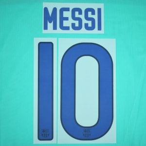 Official Reissue 2011-12 Barcelona Third Name Set #10 MESSI Sipesa