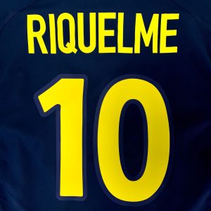 2002-03 Barcelona Cup Home & Away Name Set #10 RIQUELME (Repro)