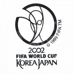 FIFA World Cup Korea Japan 2002 Black Patch Badge Repro v3 - Image 3