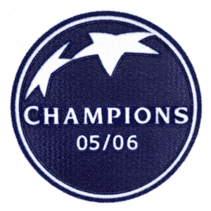 2006-07 Fc Barcelona UEFA Champions League Patch Winner 05/06 Repro - Image 1