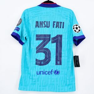 2019-20 Barcelona 'Authentic' Third Shirt ANSU FATI #31 UCL - Image 1