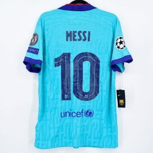 2019-20 Barcelona 'Authentic' Third Shirt MESSI #10 UCL