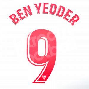 2018-19 Sevilla Name Set Home Repro - #9 BEN YEDDER