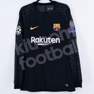 2017-18 Barcelona GK Shirt #1 TER STEGEN Match Issued Un Worn Champions League vs Roma Black - Image 3