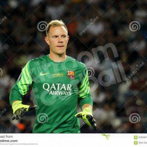 2015-16 Barcelona Player Issue Goalkeeper #1 TER STEGEN Final UEFA Supercup BNWT M - Image 5