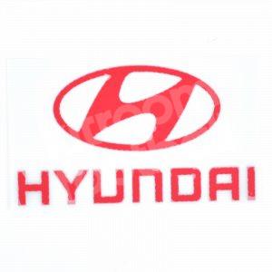 Original Player Issue 2019-20 Atlético Madrid Hyundai Red Sponsor Patch