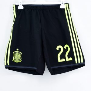 2014 Spain Player Issue Away Shorts #22 ISCO Adidas (Excellent) M - Image 1