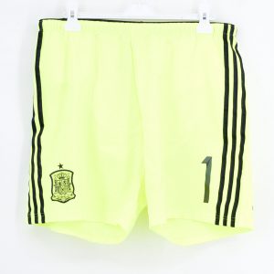 2014 Spain Player Issue Away GK Shorts #1 I. CASILLAS Adidas (Excellent) L