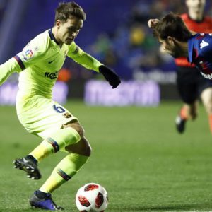 2018-19 Barcelona Player Issue Away Shirt #6 DENIS SUÁREZ Match Un Worn - Image 4