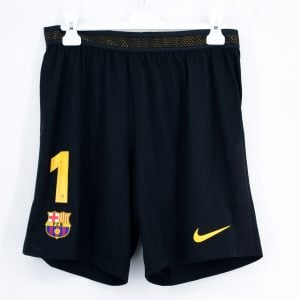 2017-18 Barcelona Player Issue GK Black Shorts #1 TER STEGEN Nike *BNWT* L