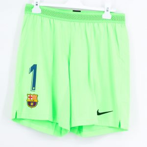 2018-19 Barcelona Player Issue GK Green Shorts #1 TER STEGEN Nike *BNWT* L