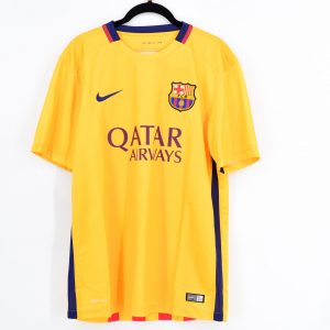 2015-16 Barcelona Away Shirt Senyera Nike *BNWT* M